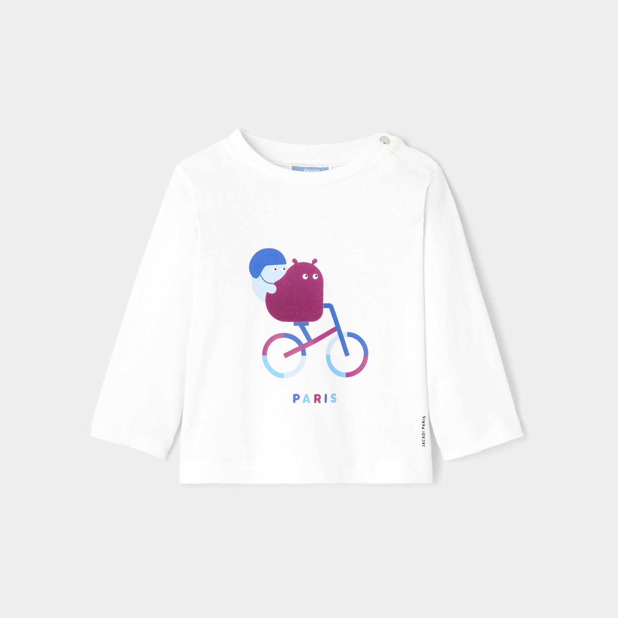 プリント入り長袖Tシャツ | | Jacadi Paris＜ジャカディ＞日本公式