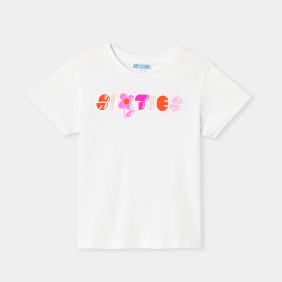 プリント入り半袖Tシャツ