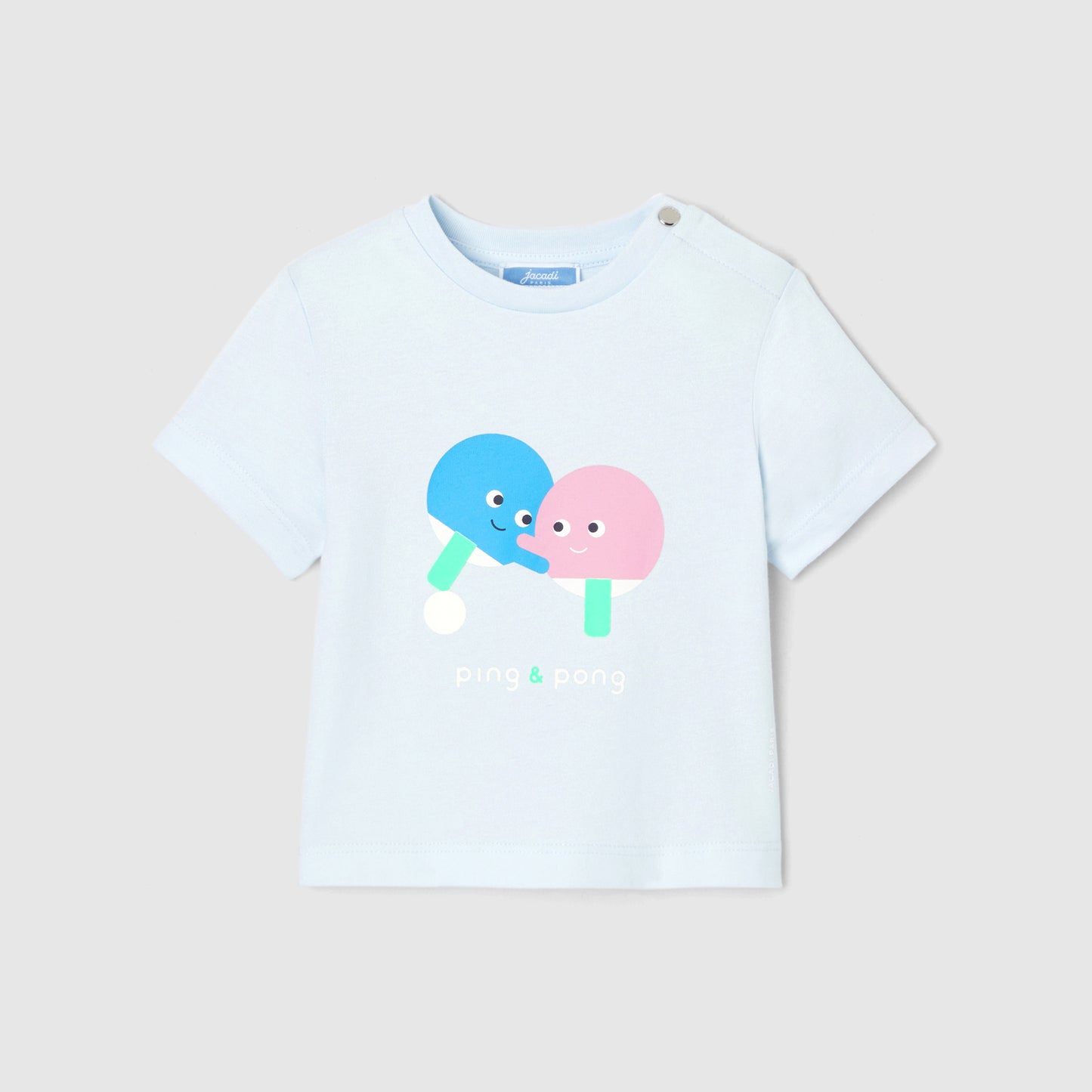 プリント入り半袖Tシャツ